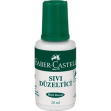 Faber-Castell 20 ml Sıvı Düzeltici Hızlı Kurur Beyaz Renkli Sarf Malzemeler