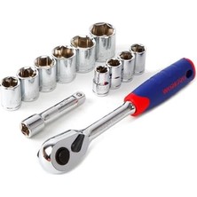 Mabeyn WP202557 12 Parça 3/8’’ Cr-V Metrik Profesyonel Lokma Takımı