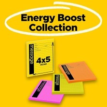 Mabeyn Süper Yapışkan Notlar, Telefon Mesajı, 10,16 x 12,7 Cm, 4 Ped, 2x Yapıştırma Gücü, Energy Boost Koleksiyonu, Astarlı (7679-4-SS)