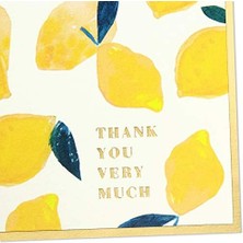 Mabeyn Boxed Thank You And Boş Kart Yelpazesi (Dört Farklı Tropik Tasarım, 40 Not Kartı ve Zarf)