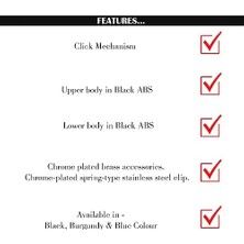 Mabeyn 52 Versatil Kalem Siyah