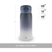 Mabeyn Skyfall Çelik Sızdırmaz Termos 350 ml Mavi