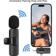 Mabeyn Kablosuz Ikili Yaka Mikrofonu ile Uyumlu 3.5mm Aux Type-C Pc Tablet Video Kayıt Röportaj Canlı Yayın Vlog Kablosuz Mikrofon USB C ve Amfi ve Bilgisayar Uyumlu ZR564