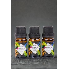 Mabeyn 3’lü Esansiyel Uçucu Yağ 3X10ML Warm Powder Buhurdanlık Yağı Set, Difüzör, Oda Kokusu