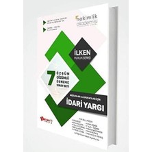Mabeyn Dahi Adam Hakimlik Akademisi Idari Yargı 7 Li Çözümlü Deneme Sınavı Seti Yeni