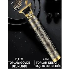 Mabeyn Metal Gövdeli Tıraş Makinesi – T-Bıçaklı Saç, Sakal ve Ense Kesme Makinesi, Şarjlı Profesyonel Trimmer, Lazer Çizim ve Epilasyon Öncesi Bakım Için Tıraş Makinesi