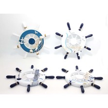 Elwes Ahşap Marin Duvara Asmalı Dümen