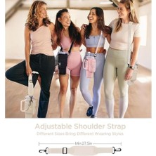 Mabeyn Su Şişesi Tutucu Çanta, Krem Renkli Su Şişesi Taşıma Çantası, Telefon Cebi ve Ayarlanabilir Askılı, 40OZ Matara Tutucu, Pipet Kapağı ve Karabinalı