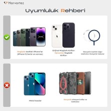 Mabeyn Magsafe Cüzdan ve 17/16/15/14/13/12 Serisi Pro/pro Max/plus/air Uyumlu, Güçlü Manyetik Rfıd Korumalı Vegan Deri Kartlık – Pudra Pembe