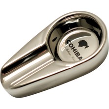 Cohiba Gümüş Tek Hazneli Taşınabilir Puro Küllüğü CKL0170