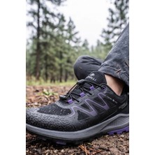 In Step Pro-Track Waterproff Siyah-Mor Kadın Outdoor Trekking Ayakkabısı