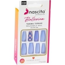 Mabeyn 24'lü Ballerina Renkli Takma Tırnak - 158