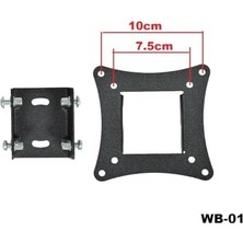 Mabeyn Wb-01 Kademeli Sabit Tv/monitör Askı Aparatı 19"-27"