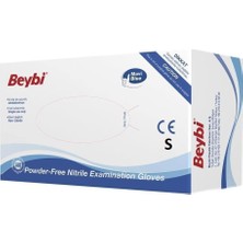 Mabeyn Beybi Small Mavi Nitril Latex Eldiven 100'LÜ Paket
