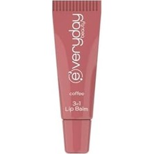Mabeyn Everyday Beauty Kahve Aromalı 3'ü 1 Arada Dudak Bakım Kremi Lip Balm 10 ml