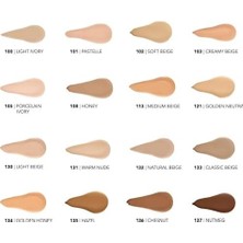 Mabeyn Perfect Coverage Fondöten 101 Pastelle, Yüksek Pigmentli, Yarı Parlak Bitişli, SPF15, Tüm Cilt Tipleri Için, Zeytinyağı ve Badem Yağı Içerikli, 30 ml