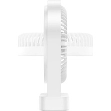 Mabeyn HX65 Ultra Ince Masaüstü Fan – 2000 MAH Şarjlı, 3 Hız (9 w), Sessiz ≤25 db, Usb‑c, Kompakt & Hafif (340 G)