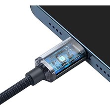 Mabeyn Crystal 20W 120 cm Type-C To Lightning Şarj Kablosu Siyah