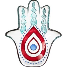 Mabeyn Hamsea Kırmızı Dekoratif Tabak 27CM