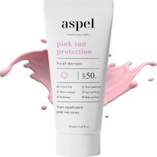 Mabeyn Aspel Ton Eşitleyici ve Nemlendirici Yüksek Korumalı Spf 50+ Pembe Güneş Kremi 50 ml