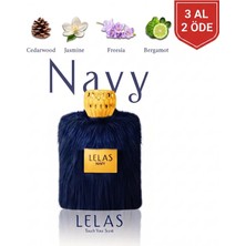LELAS Fur 1447 Navy Kadın Erkek Parfüm EDP 100 ML – Oryantal Vanilya Kalıcı Niş Koku
