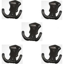 Mabeyn Plastik Askı, Kobra Siyah 5 Adet, Vidaları ile Birlikte Gönderilir