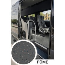 Sayın Tekstil Taban Muşambası - Sprinter Desenli - Koyu Gri - 200 cm