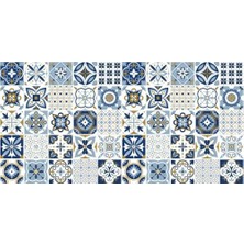 Mabeyn Yer Kaplama Zemin Kaplama Folyosu 65X130 cm Mavi