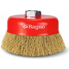 Mabeyn Rayno Saçaklı Çanak Fırça – Profesyonel Tel Fırça – Pas, Boya ve Çapak Temizleme – Spiral Taşlama Uyumlu (100 Mm)