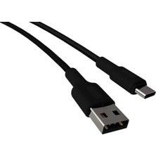 Mabeyn Basic USB A-C Hızlı Şarj Kablosu, Siyah (100 Cm)