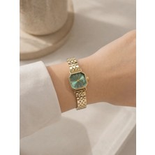 Boris Accessory Kadın Kol Saati Çift Renk&gümüş Renk Metal Kordon Gold & Gümüş – Şık Kasa