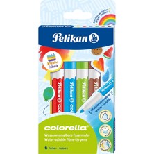 Mabeyn Colorella Suda Çözünür Keçeli Kalem 6lı Kutu