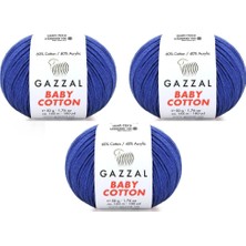 Gazzal Baby Cotton Amigurumi Ipi 50 Gr. 3 Adet 3421