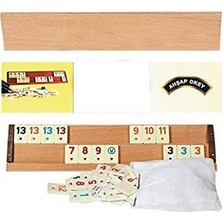 Mabeyn Dekoratif Sağlam Ağaç Okey Takımı Eser