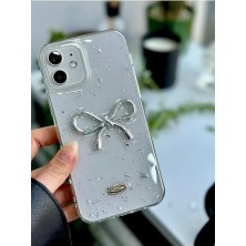 Mabeyn 12 ve 12 Pro Uyumlu Simli Kurdele Oyuncak Tasarımlı Esnek Silikon Kılıf - Simlifiyonk