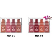 Mabeyn Matte Lipstick (Mini) No:mix 3 - Ruj