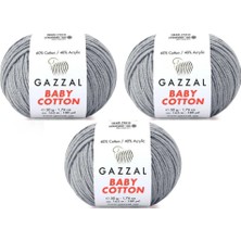 Gazzal Baby Cotton Amigurumi Ipi 50 Gr. 3 Adet 3430