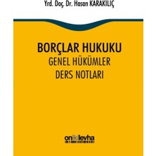 Mabeyn Borçlar Hukuku Genel Hükümler Ders Notları