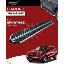 Ankatech Kia Sportage 4 diamond krom Yan Basamak 173 cm 2016-2021