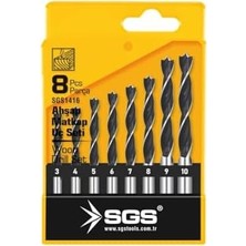 Mabeyn 8 Parça Ahşap Matkap Uç Seti (3-4-5-6-7-8-9-10) SGS1416