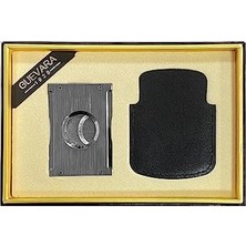 Mabeyn Guevara Metal Puro Kesici ve Kılıfı Seti Krom (60 Ring)