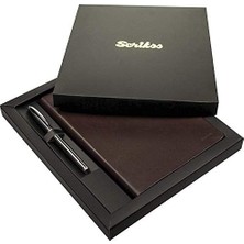 Mabeyn Chester Defter ve Kalem Set Siyah A5