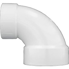 Mabeyn Charlotte Pıpe 3 x 4 Dwv Klozet Bükme Azaltma Hub x Hub Dwv (Drenaj, Atık ve Havalandırma) (1 Adet Adet)