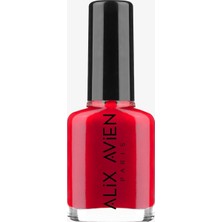 Mabeyn Işıltılı Kırmızı Oje - Pigmentli Uzun Süreli Kalıcı Hızlı Kuruma-Nail Lacquer No:5