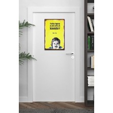 Mabeyn Kuşe Kağıt Duvar Posteri Yalnızlığa Iyi Bak Oğuz Atay Retro DRTR0020