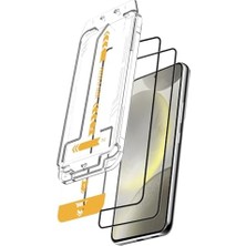 Mabeyn Galaxy S24 Serisi Ile Uyumlu 5d Easyfit 2 Adet Kolay Uygulama Aparatlı Ekran Koruyucu Temperli Cam (S24)