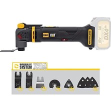Mabeyn DX41B 18VOLT Kömürsüz Profesyonel Çok Amaçlı Devir Ayarlı Raspalama+14 Adet Aksesuar (Akü Dahil Değildir)