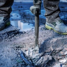 Mabeyn Pro, Yassı Keski ile 19-Mm-Sechskantaufnahme Abgedrehtem Kemer (Ø 17 Mm)