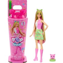 Mabeyn Pop REVEAL™ Milkshake Serisi - Kırmızı Pop Reveal Shakes Serisi Bebek ve Aksesuar Seti, Kokulu ve Minik Tavşancık Temalı Bebek JCN88