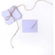 Mabeyn Minik Zarf, 7x9 cm 25 Adet (Lila)